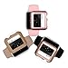iCASEIT Apple Watch Snap-On Case & Glass 38mm (Pack of 3) Premium Slim & Light Impact & Scratch Protection (Include 3 Screen Protectors) iWatch Cases 38 mm - Gold, Rose Gold & Walnut