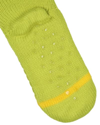 Bioworld Dr Seuss GRINCH Adult Sherpa Lined Grinch Face Santa Hat Sweater Knit Slipper Socks For Men and Women3