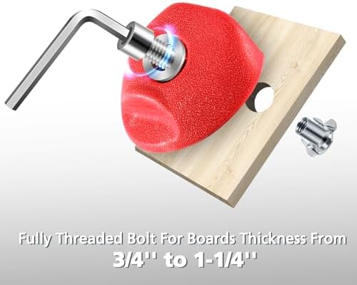 TOPNEW 32 Rock Wall Climbing Holds for Kids