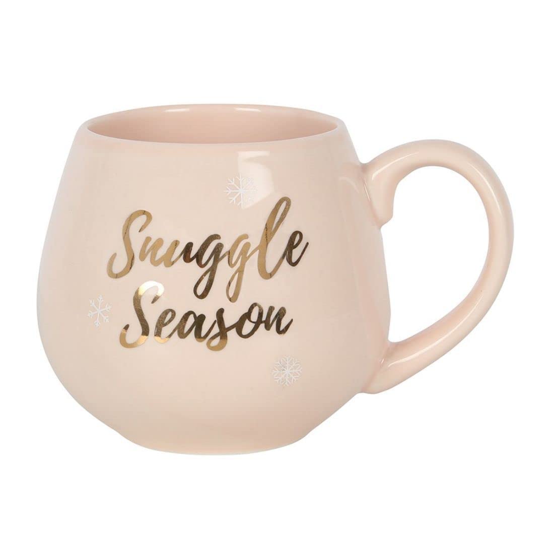 Chic Pink Snuggle Season Mug - 9.5cm x 14.2c (1 Pc.) - High Quality Ceramic Material - Perfect for Everyday Use