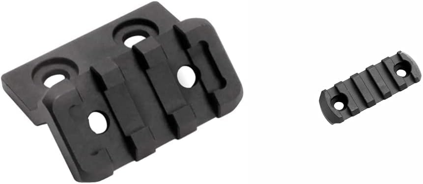 Magpul M-LOK Offset Light/Optic Picatinny Rail Mount, Aluminum & M-LOK Aluminum Picatinny Accessory Rail, 5 Slots