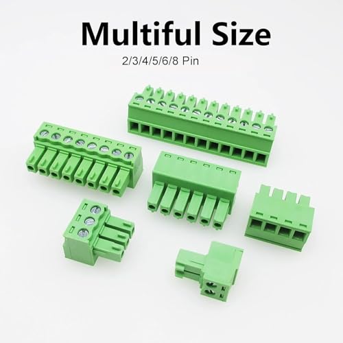 Conector PCB de 2 pines enchufable para solucionar desconexiones en cables 28-16 AWG 4