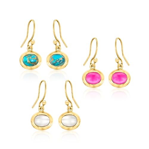 Ross-Simons Turquoise, 6x8mm Cultured...
