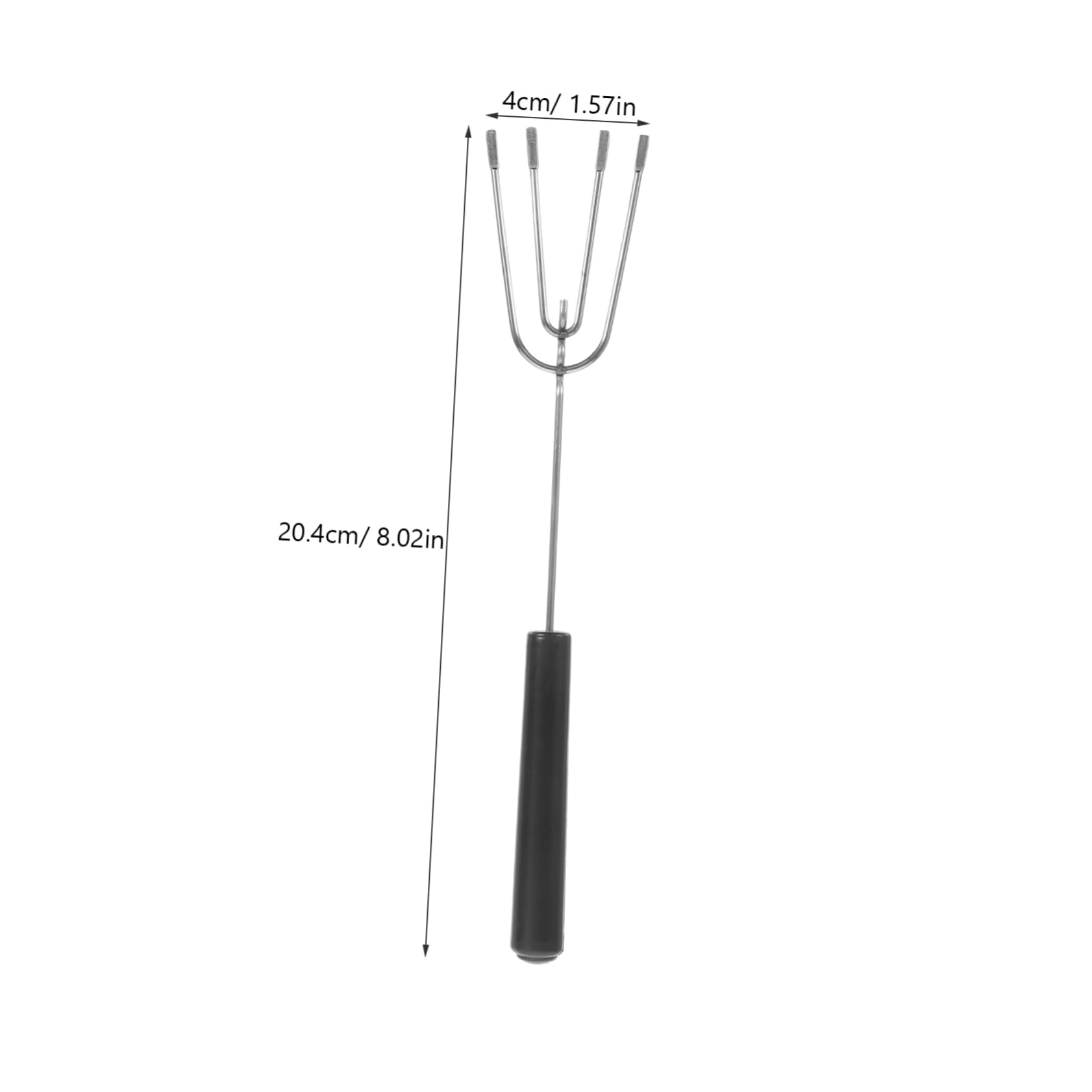 GRIRIW 5pcs Chocolate Dipping Forks Strong Steel Nut Forks for Fondue Cheese Candy Dipping Tools Set for Making