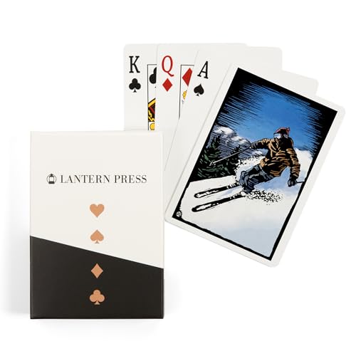 Baraja de Cartas Poker Downhill Skier 52 Piezas