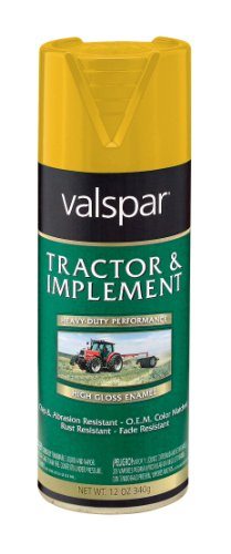 Valspar 5339-25 Cub Cad Yellow Tractor and Implement Spray Paint - 12 oz.