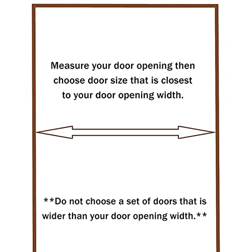 Wycsad Cafe Swinging Doors, Unfinished Handmade Partition Door Parlor Butler Door With Hinges, Two-Way Open Cowboy Door For Kitchen Bedroom, Customizable (Color : Natural, Size : 90X90Cm) #TOP3