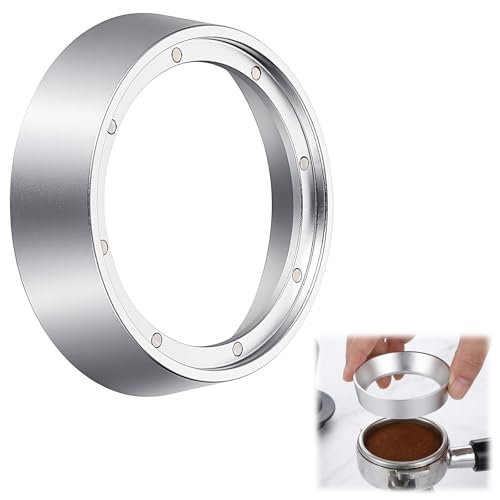 Yolev 58mm ���C���^���傤�� �V���o�[ �G�X�v���b�\ �h�[�W���O �R�l �}�O�l�b�g8�t�� �y�� �A���~�j�E������ �R�[�q�[�}�V�� ���^�����O 58mm Portafilter�p �����͂ȋz����