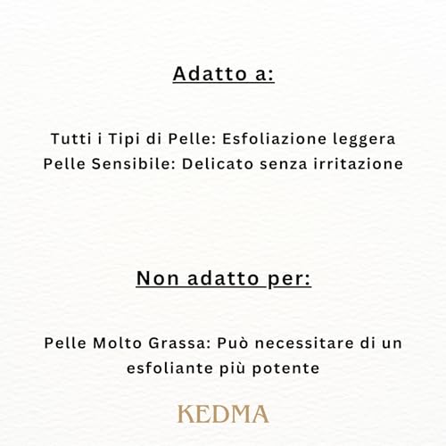 Kedma - Peeling Viso Delicato Con Estratti Di Frutta - Esfoliante E Schiarente - Per Tutti I Tipi Di Pelle - 100Ml - 6