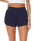 Détails : short taille haute, short en tissu éponge, tenue de sport d'été, short de course à pied, short décontracté avec poches