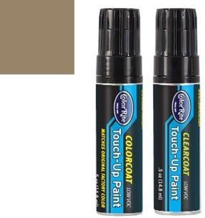 Half-Ounce Jar for Mercedes-Benz All Automotive Touch-up Paint - Impala Metallic Clearcoat 441/8441 - Color+Clearcoat Package