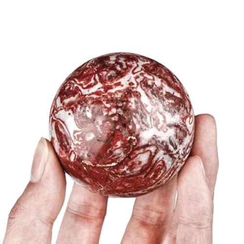 Boule en agate cristal 50-60mm avec support pour déco Feng Shui