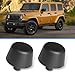 waswale 2 PCS Car Hood Front Stopper, Hood Stop Support Bumper Rubber Pier, Replaces OEM Part Number 55395650AD Repair Modification Accessories, Compatible with Jeep Wrangler JK 2007-2017 (Black)
