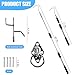 Stainless Steel Telescoping Pole with Hook, 17