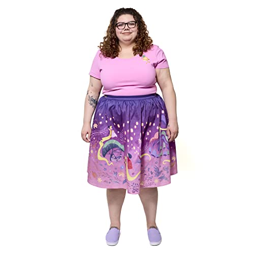 Loungefly Stitch Shoppe Disney Rapunzel Lanterns Kelly Top - Size Large3