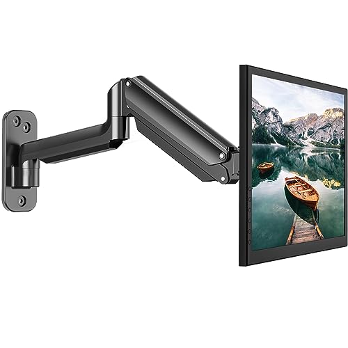 Braccio Per Monitor Singolo G5 – Da 17 A 32 Pollici, Molla A Gas, Bianco, Supporta 9 Kg
