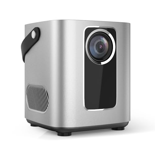 KYF Vidéoprojecteur LCD Connecté WiFi Full HD 1080p, 6000 Lumens, Haut-parleurs Stéréo Intégrés