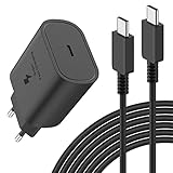 Cable de carga rápida USB-C con adaptador de corriente: el adaptador integrado ofrece múltiples protecciones contra sobrevoltaje, sobrecalentamiento, cortocircuito y sobrecorriente durante la carga de seguridad, brindando protección integral para su teléfono inteligente.