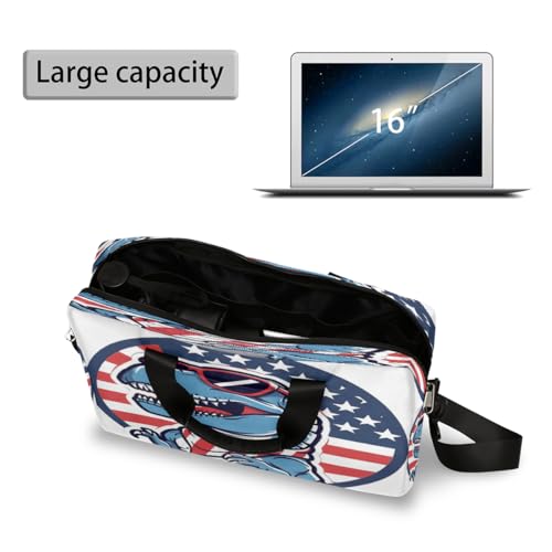 Bolsa para laptop 15.6-16 pulg con diseño bandera USA miniatura 5