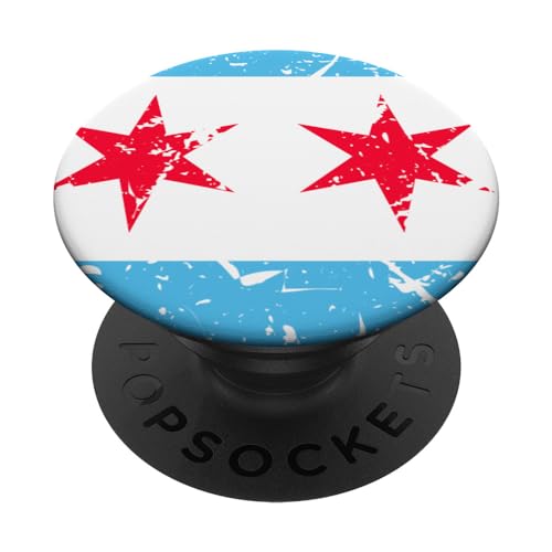 Chicago Gifts Illinois Drapeau des États-Unis pour hommes, femmes, enfants, garçons et filles PopSockets PopGrip Interchangeable Chicago Gifts Illinois Drapeau des États-Unis pour hommes, femmes, enfants, garçons et filles PopSockets PopGrip Interchangeable