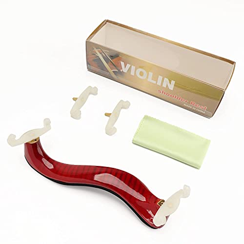 Lms Violin Shoulder Rest For 1/2 Size, Adjustable Shoulder Rest For Violin, With Height Adjustable Feet Comfortable Foam Pad For Kids Adults (1/2) #TOP5