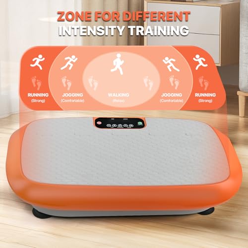 Vibration Plate Exercise Machine for Weight Loss Fitness Equipment, Vibration Plate Platform for Home Fitness,Lymphatic Drainage Shaking Full Body Shaker 99 Adjustable Speeds - image 4