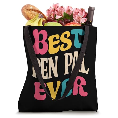 Bolso tote para regalos: 'The Best Pen Pal Ever', ideal para profesores, cumpleaños y festividades miniatura 4