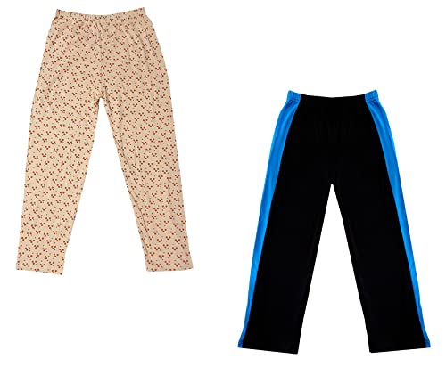 Image of indi weaves Boys and Girls Cotton Solid and Printed Pyjama /Pant /Trackpants