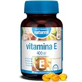 Vitamina E 400 UI - D-alfa Tocoferol 274,7 mg - Protección Celular Antioxidante - 30 Perlas - Sin Gluten - Naturmil DietMed