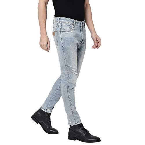 Image of Wrangler Men's Bostin Blue Jeans (Slim)