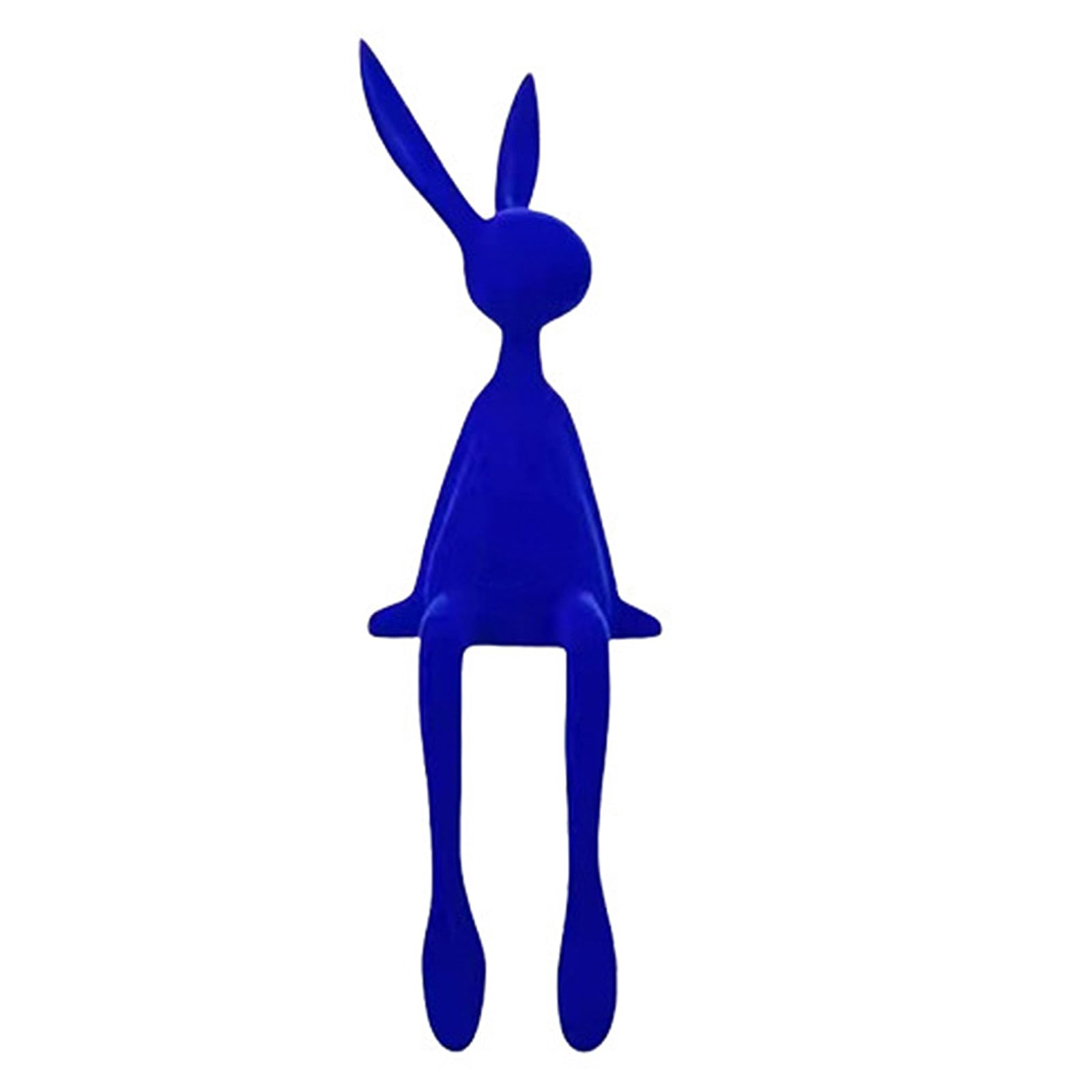 Ornement d'intérieur de printemps avec finition lapin floqué