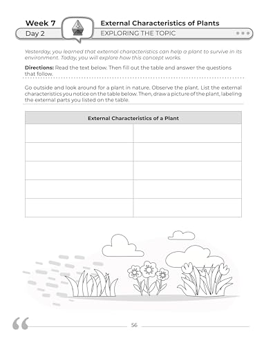 1st Grade Science: Daily Practice Workbook | 20 Weeks of Fun Activities (Physical, Life, Earth and Space Science, Engineering | Video Explanations Included | 200+ Pages Workbook) - Image 4