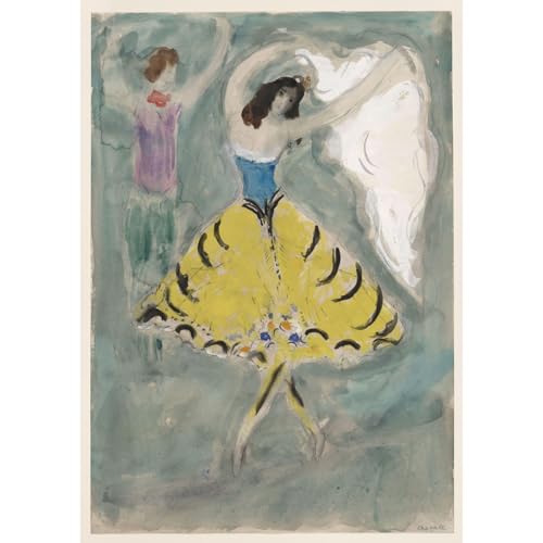 Marc Chagall Zemphira Aleko affiche art moderne grand format 101x127 cm pour salon