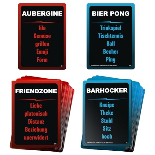 Hasbro Gaming Taboo Unzensiert, Partyspiel nur für Erwachsene, die scharfe Version des Klassikers, mit kostenlosem Online-Tool