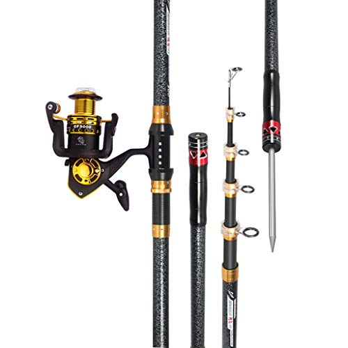 YAZHUANG8 Angelrute für Kinder Angelrute Seerod Wurf Rod Set Angel Anker Angelrute Wurf Rod Super Hard Long Shot Rod…