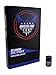 Invictus Labs Professional Darts Set 20g – 6 Steel Tip Darts with Red and Blue Aluminum Shafts and 2 Style Flights + Dart Sharpener + Multi-tool + Case.