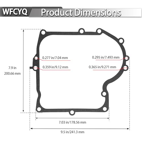Image of 692226 Crankcase Gasket Compatible with Briggs & Stratton 692226 271916 280000 281000
