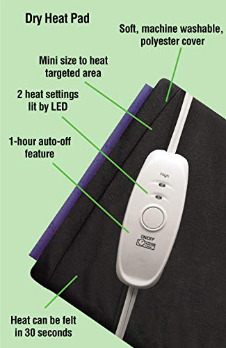 Cara Mini Heating Pad, 9 x 9 inches