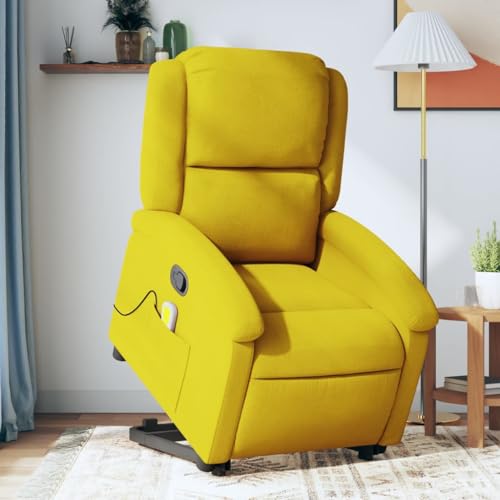 Xichuzi Sillón reclinable de Masaje elevable Terciopelo Amarillo, Sillón De Relax, Sillon Masaje Relax, Sillon Relax Electrico, Hogar Sillon Relax, Sillones Comodos, Sofa Tantra - 3204318