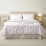 Amrapur Microfiber Sheet Set | Luxuriously Soft 100% Microfiber Rose Printed Bed Sheet Set with Deep Pocket Fitted Sheet, Flat Sheet and 2 Pillowcases, 4 Piece Set, Full