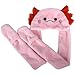 Axolotl Plush Hoodie Scarf Hat 3.5