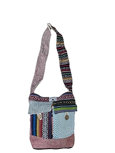 Image of SUVASANA Large Sling Shoulder Bag for Men Women Casual Comfortable Everyday Purse Travel Women's Cross-body Bags