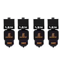 SENECESLI Hotend Replacement for Bambu Lab P2S H2D H2S H2C, 3D Printer Hotend Set with 0.2 0.4 0.6 0.8mm Hardened Steel Nozzles, Preinstalled Silicone Sleeve, All Metal Heat Break