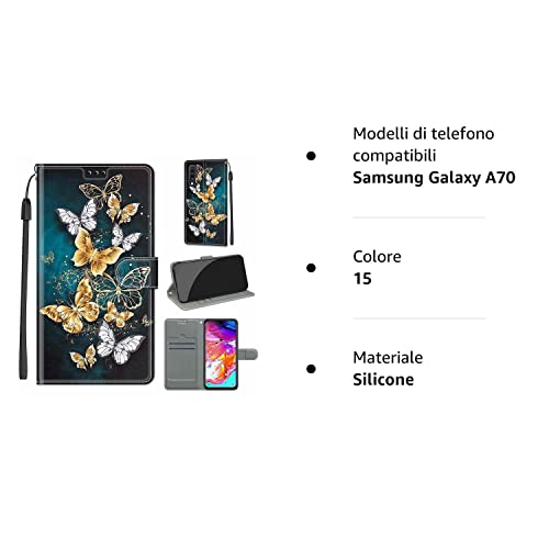 LeviDo Cover Compatibile per Samsung Galaxy A70