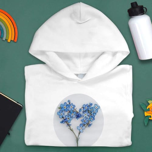 Azeeda 'Sprig of Forget Me Nots' Children's Hoodie/Hooded Sweater (KO051513)3