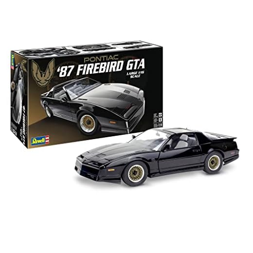 Revell 14535 '87 Pontiac Firebird GTA 1:16 Scale 144-Piece Skill Level 5 Model Car Building Kit