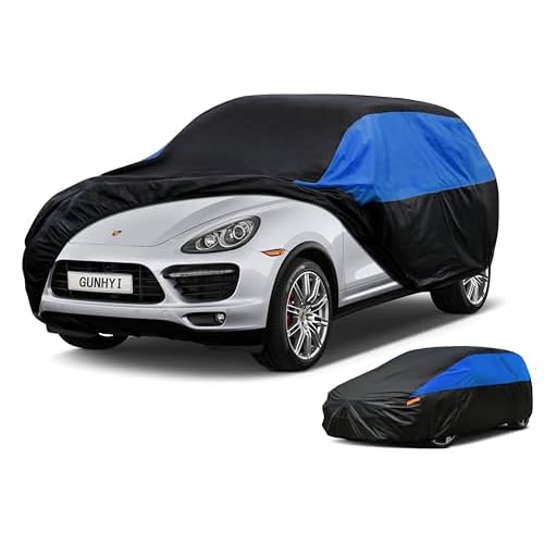 Porsche Car Cover Custom Fit Porsche Cayenne (2002-2014) Waterproof All Weather, Lightweight Full Car Cover Outdoor Sun UV Rain Dust Snow Wind Protection. 14 Porsche Cayenne (2002-2014) 14 P