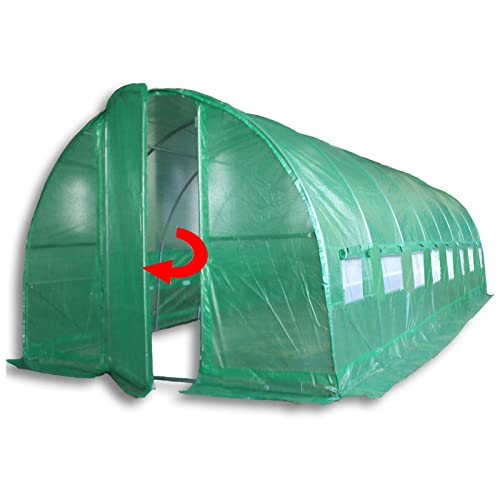 Crocodile Trading Replacement Poly Tunnel Cover for OUR 3m x 2m, 4m x 2m, 4m x 3m, 6m x 3m or 8m x 3m. (8m x 3m Replacement Cover)