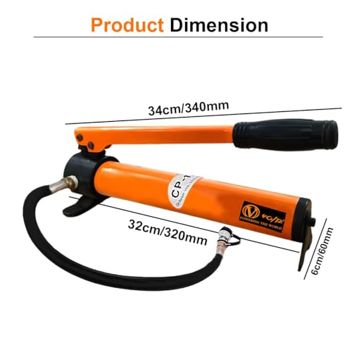 Image of VOLTZ SC-22 Head with Cp-180 Pump Hydraulic Rebar Cutter Manual Hydraulic Rebar Cutter 12T Steel Rebar Cutting Tool Hand Rebar Cutting Machine for Cutting Steel Bar Range Φ4-22mm with Two Cutter Heads