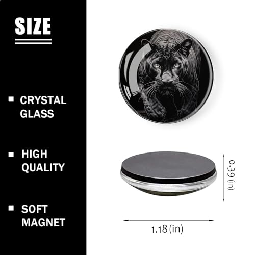 6 piezas imanes decorativos de cristal para refrigerador miniatura 2